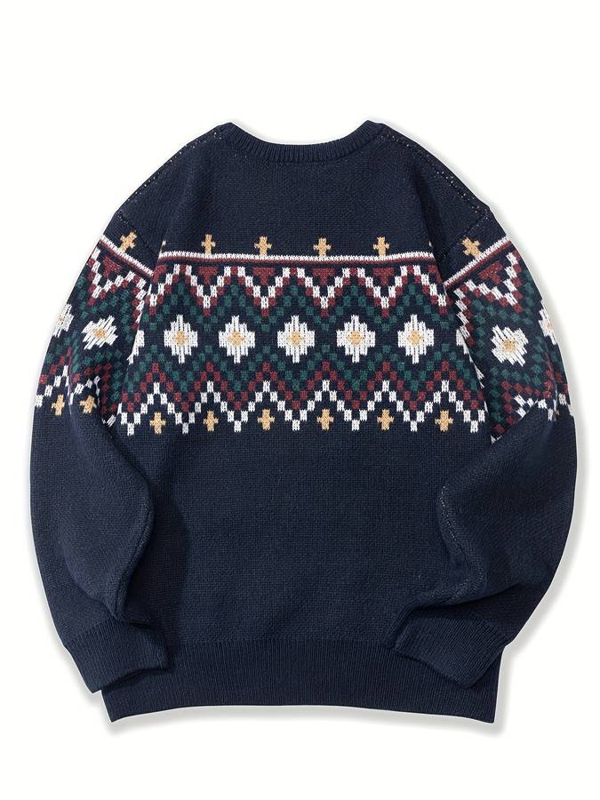 Jumper with cute pattern for men
