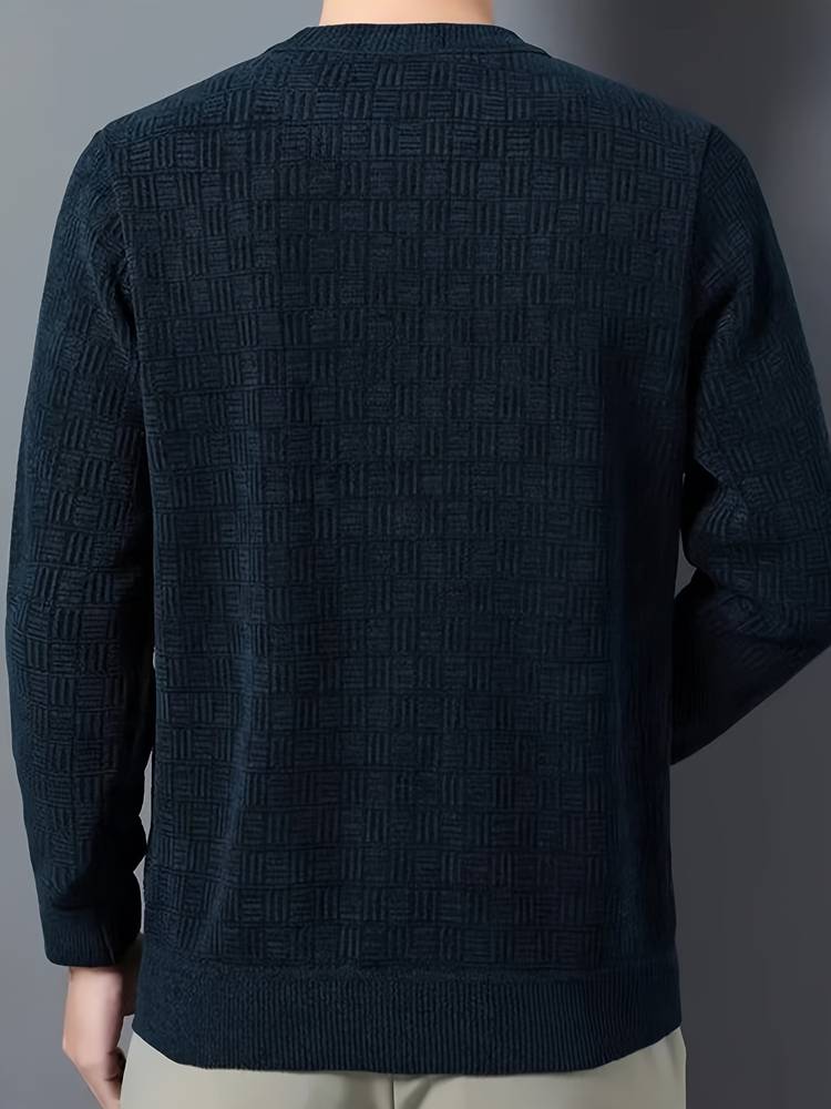 Trendy long-sleeved jumper for men