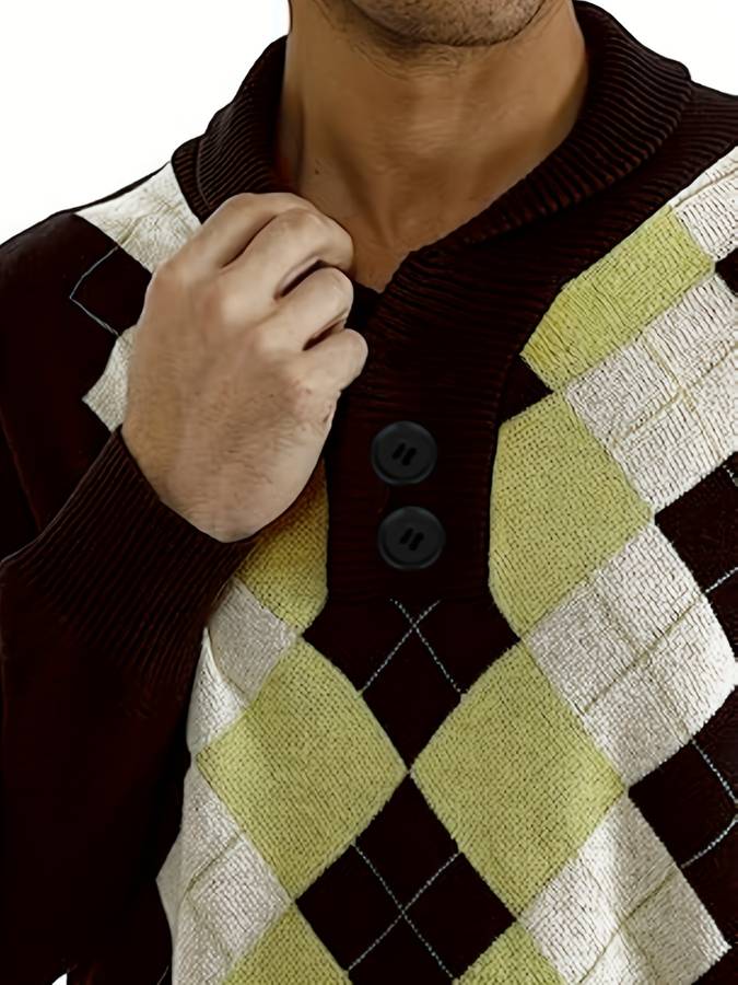 Men's vintage knitted jumper