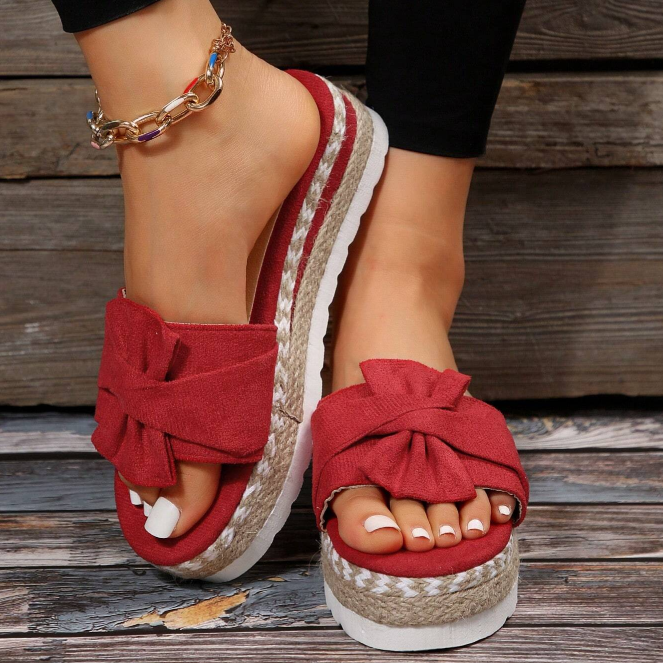 Sefora - Coquette Bow Sandals