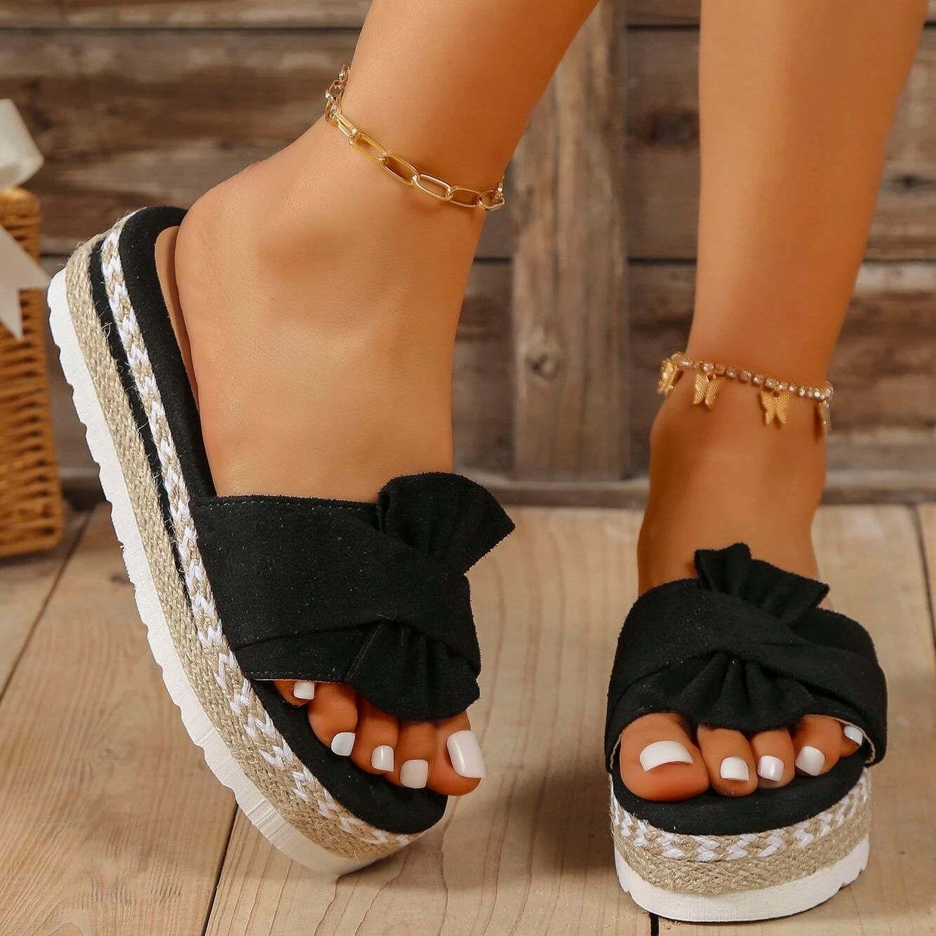 Sefora - Coquette Bow Sandals