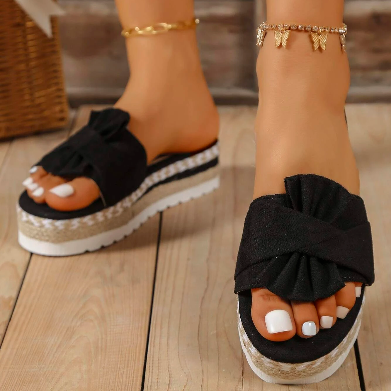 Sefora - Coquette Bow Sandals