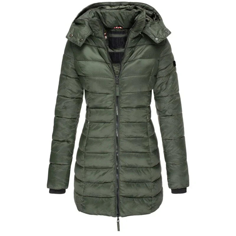 Elisha | Down jacket with hood and zipper