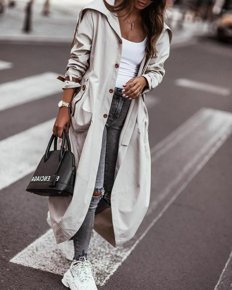 Ellen | Chic Long Waterproof Women's Coat