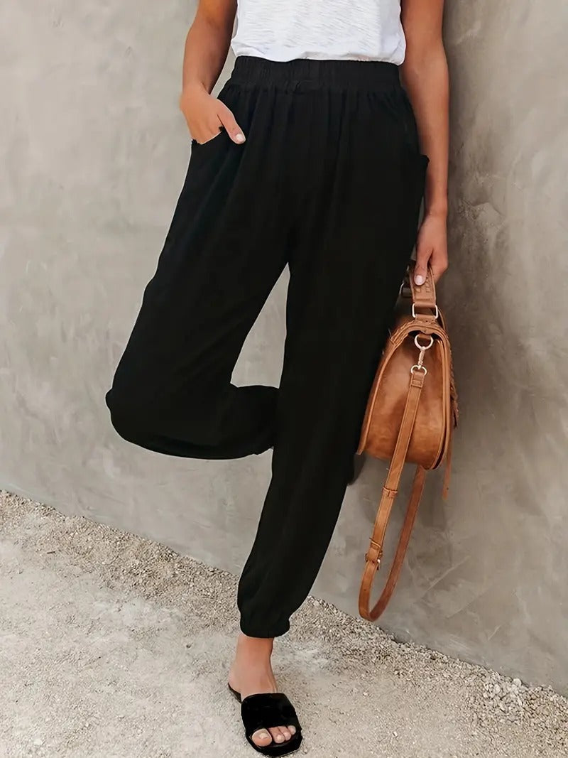 Livia - High Waist Long Pants