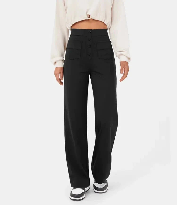 Aveline - High Waist Trousers - Casual - Timeless Style - Everyday Wear