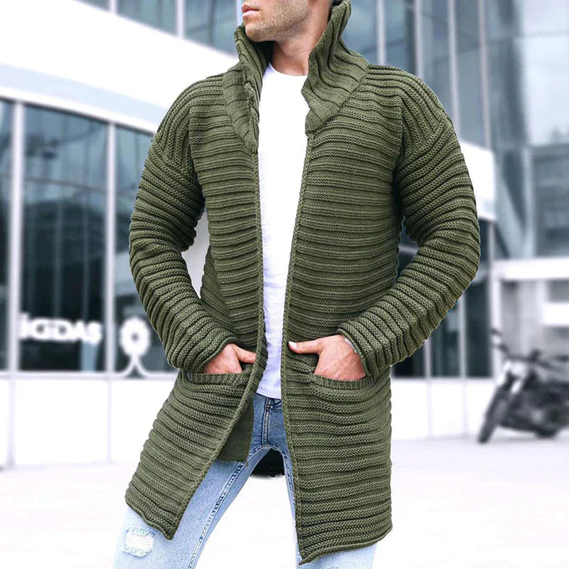Knitted jacket for men