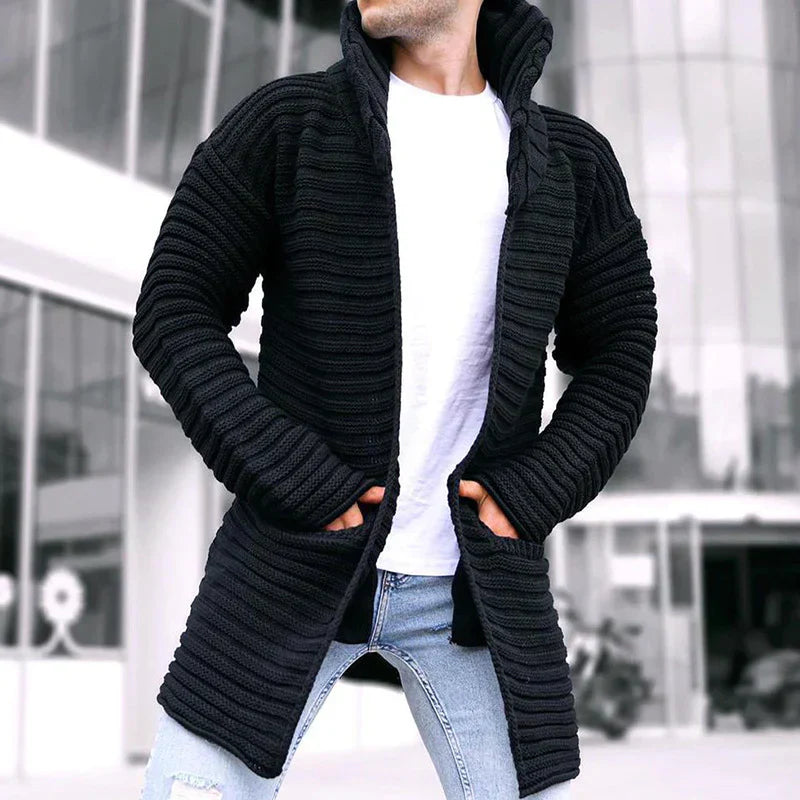 Knitted jacket for men