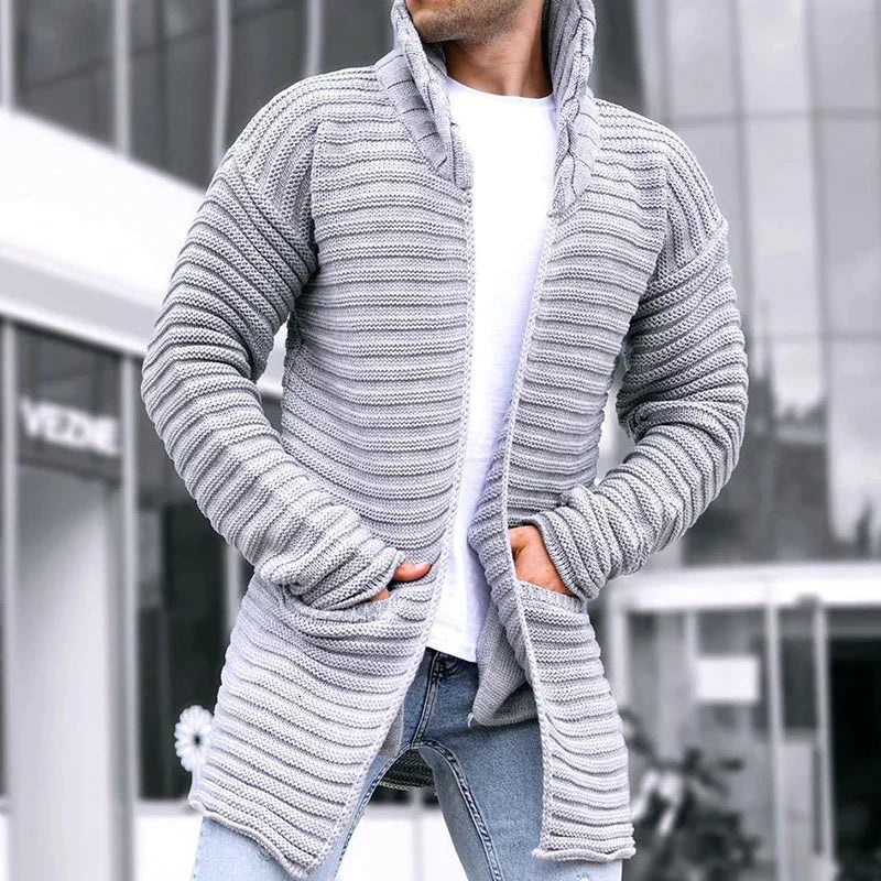 Knitted jacket for men