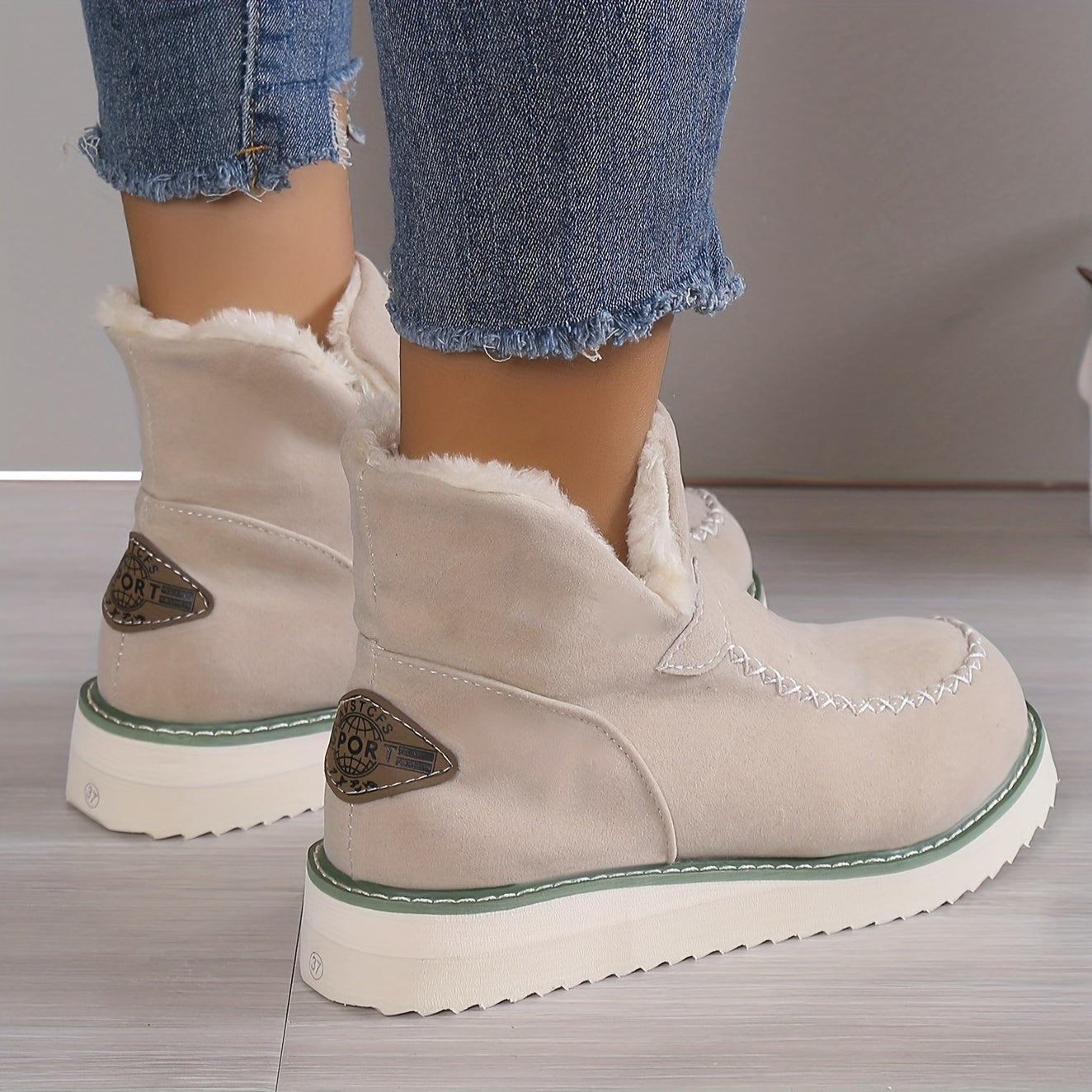 Karin - Orthopedic Ankle Boots with Fur