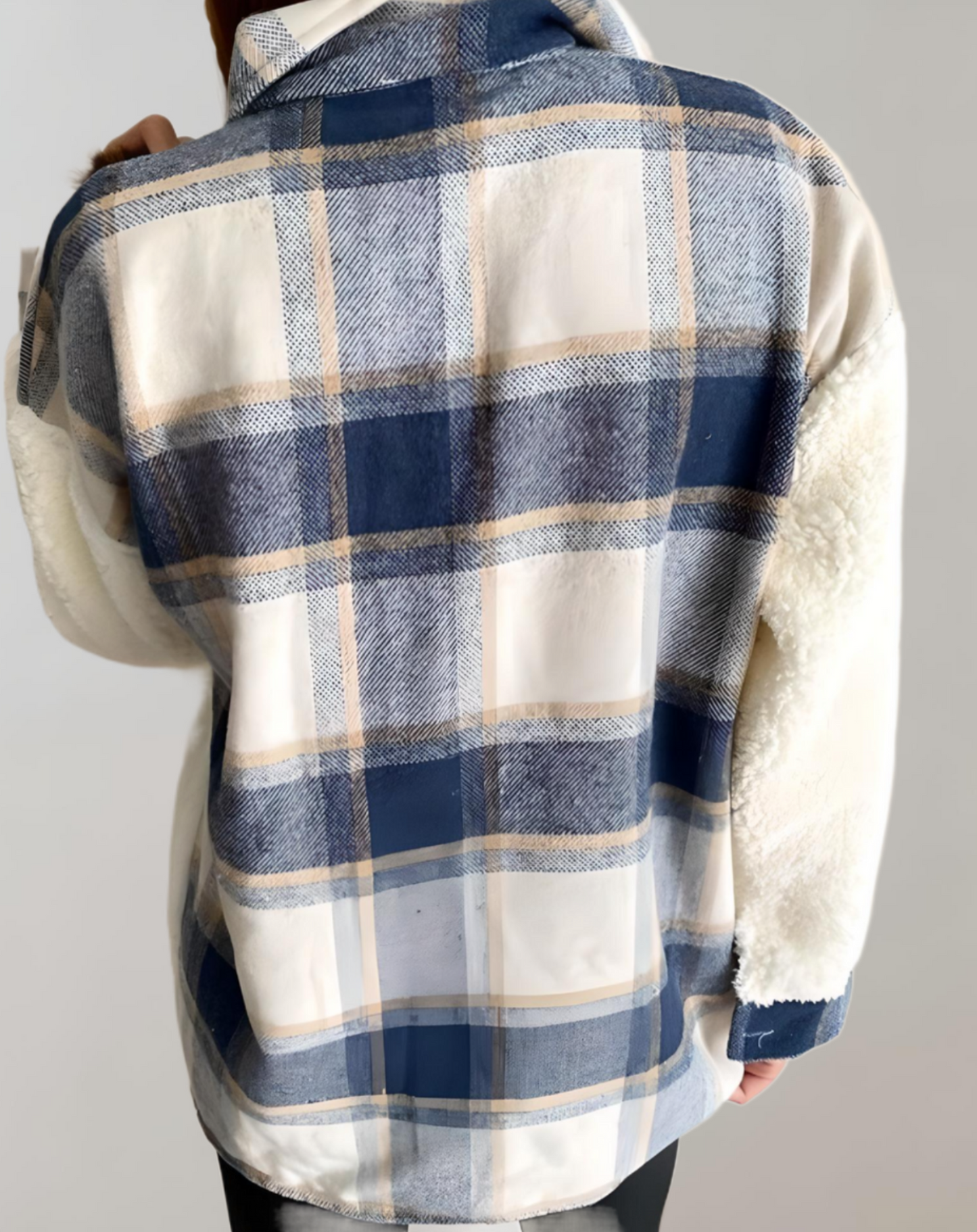 Plaid flannel jacket for Women
