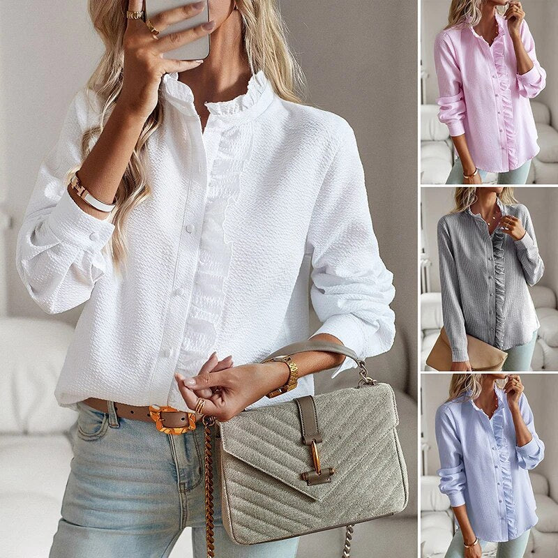 Lissanne | Elegant Long Sleeve Blouse