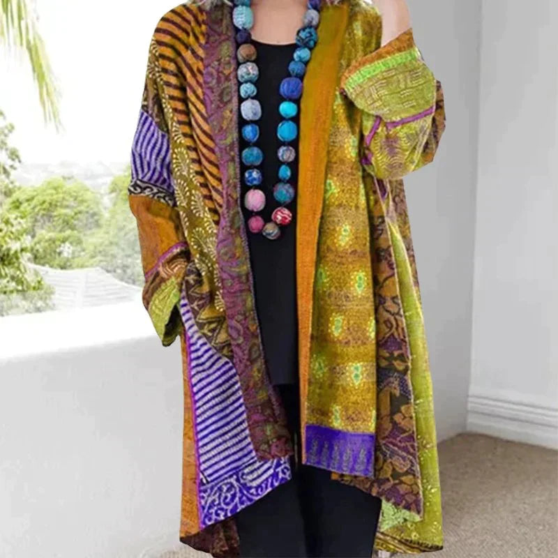 Riva Lefèvre | Colourful Cardigan with Unique Pattern