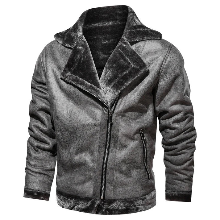 Werner - slim bomber jacket made of genuine leather