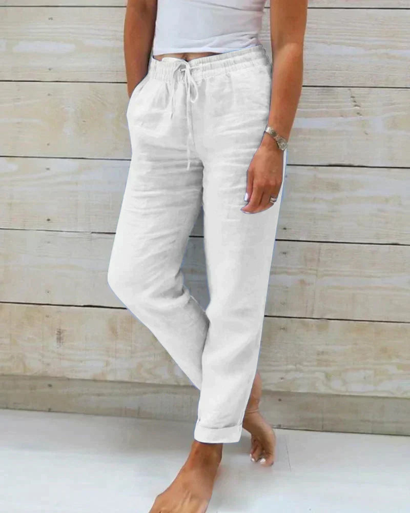 STACY - Stylish linen pants for women