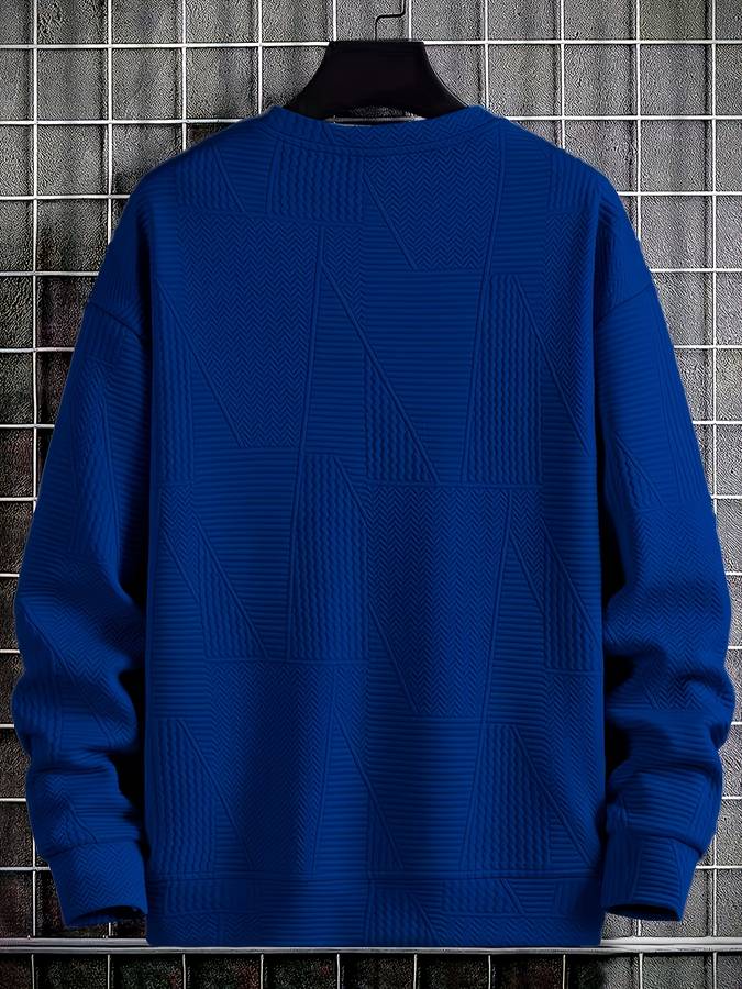 Round neck jumper for men