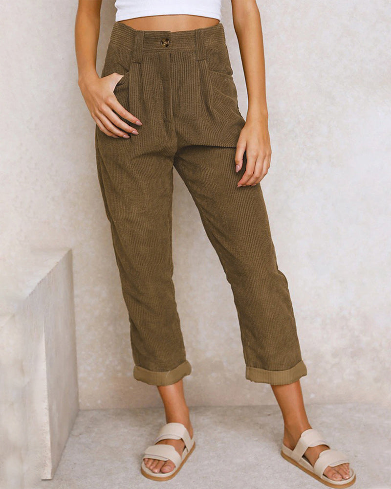 Aletta - Corduroy Pants for Women