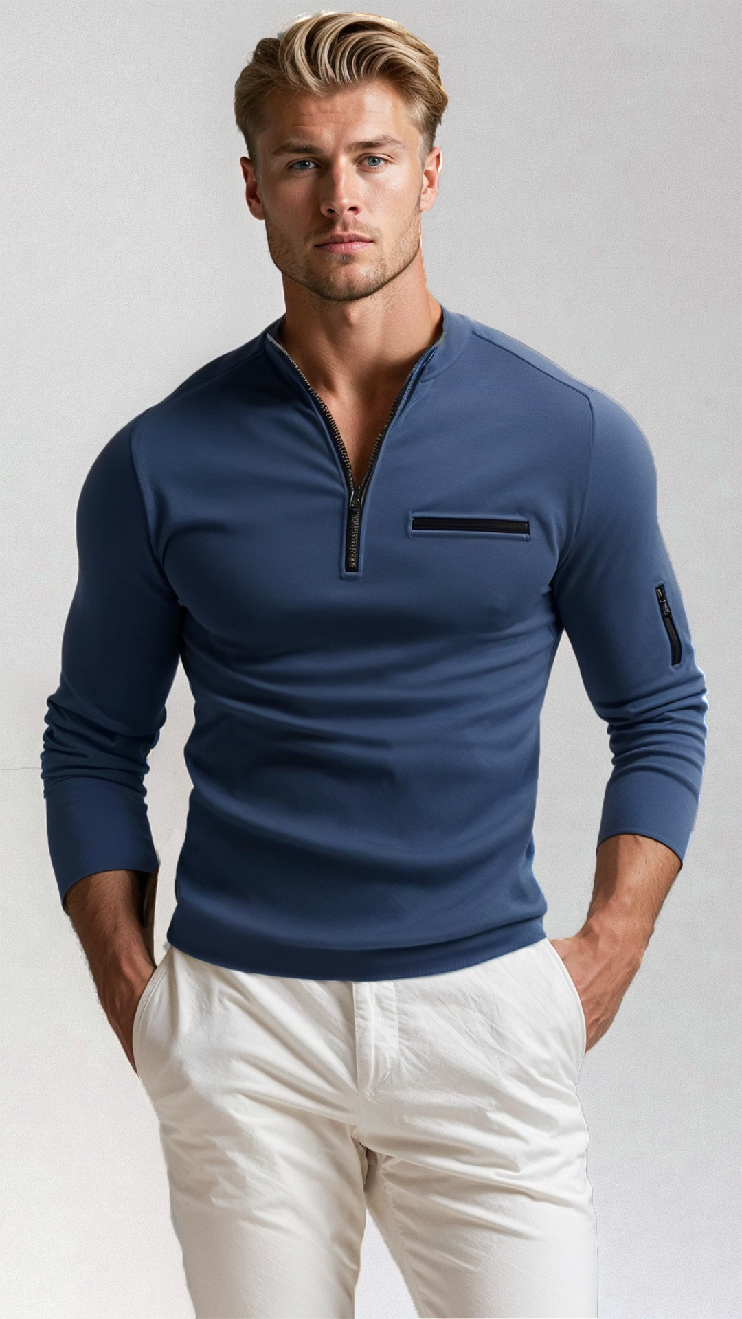 Gents | Luxury Quarter-Zip Sweater