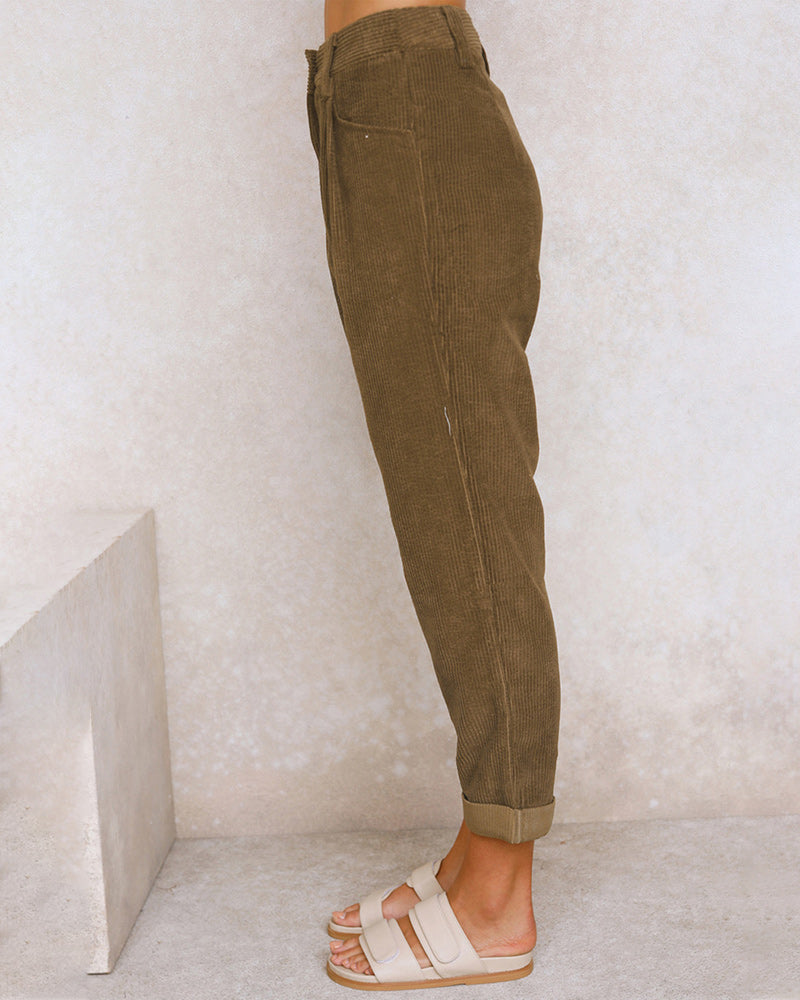 Aletta - Corduroy Pants for Women