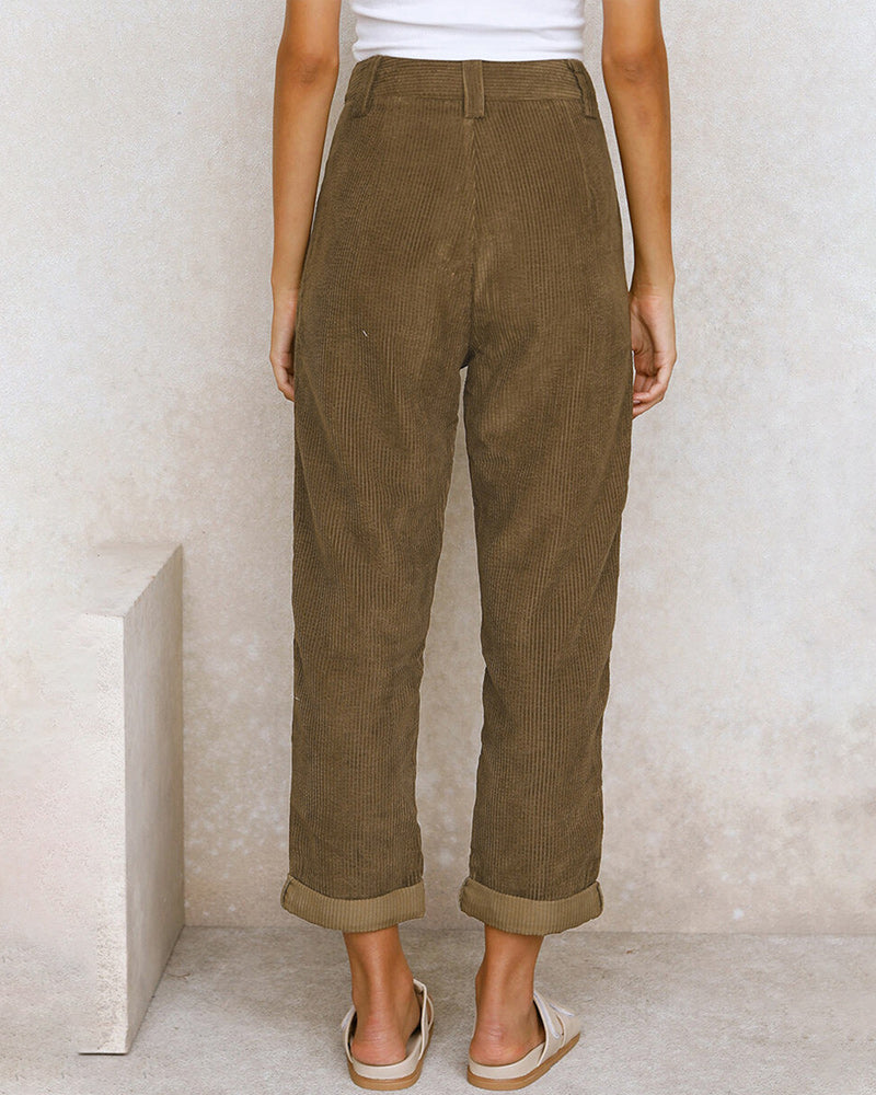 Aletta - Corduroy Pants for Women