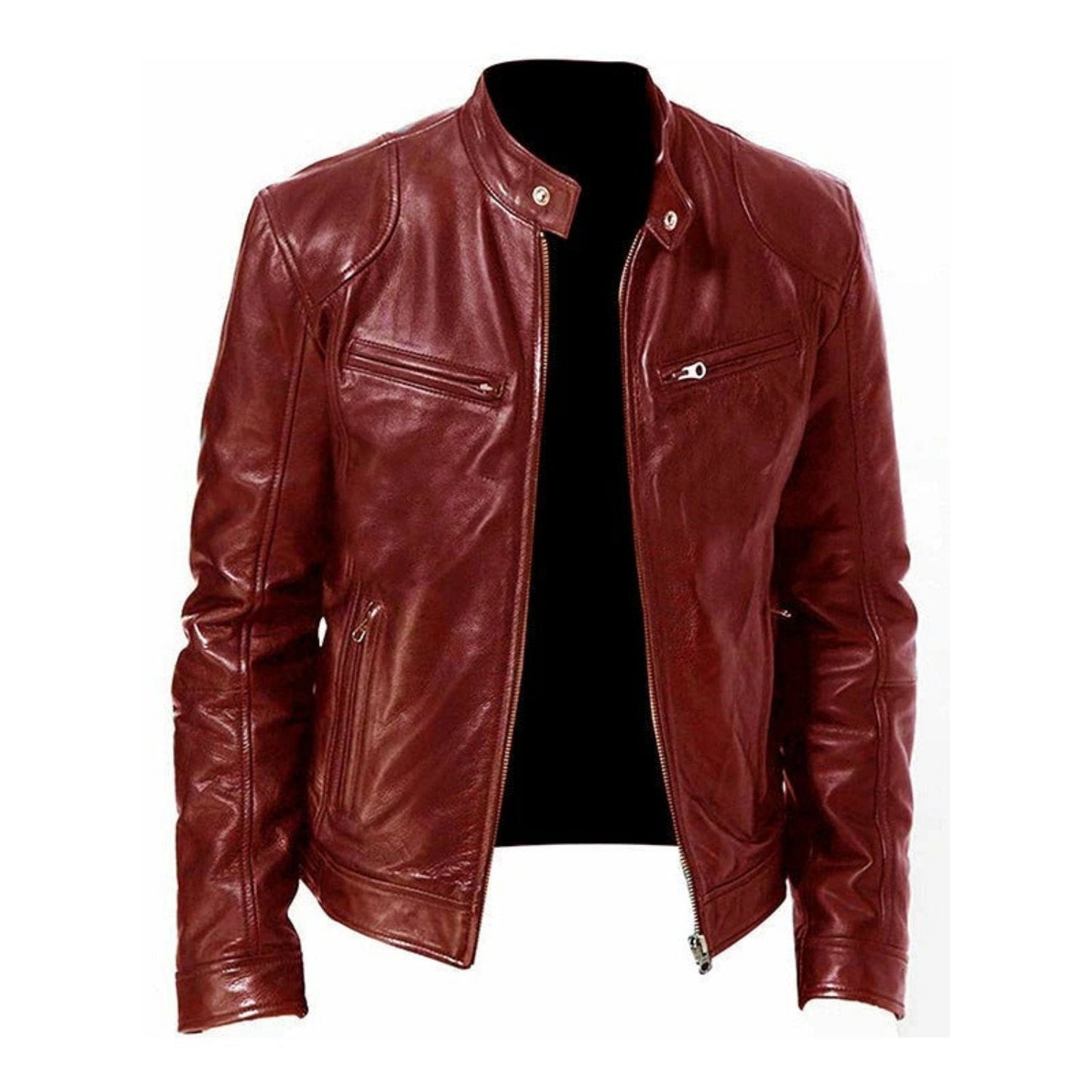 Danny - Leather Jacket - Chic - Fashionable - Ideal for Fall/Winter