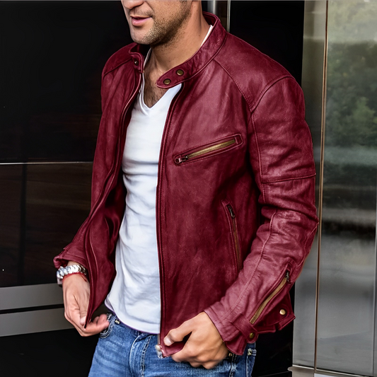 DALTON | Leather Jacket for All-Season Elegance