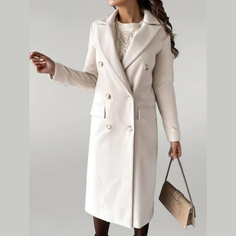 Lydia - Long Wool-Blend Coat