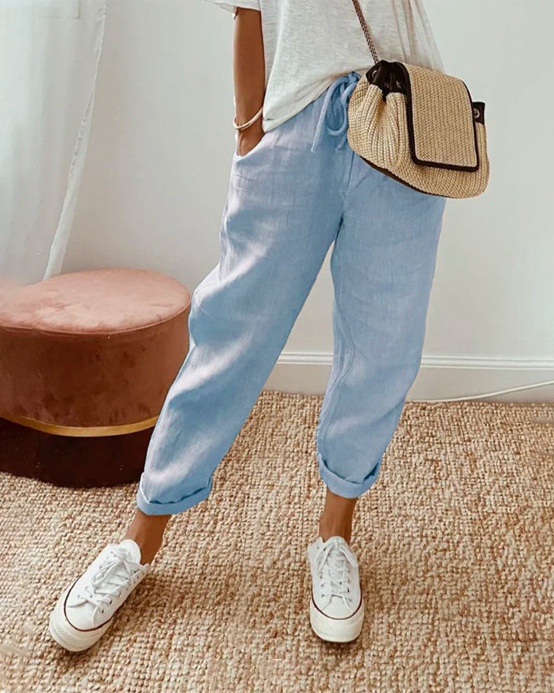 Pauline Laurent | Stylish Loose Trousers