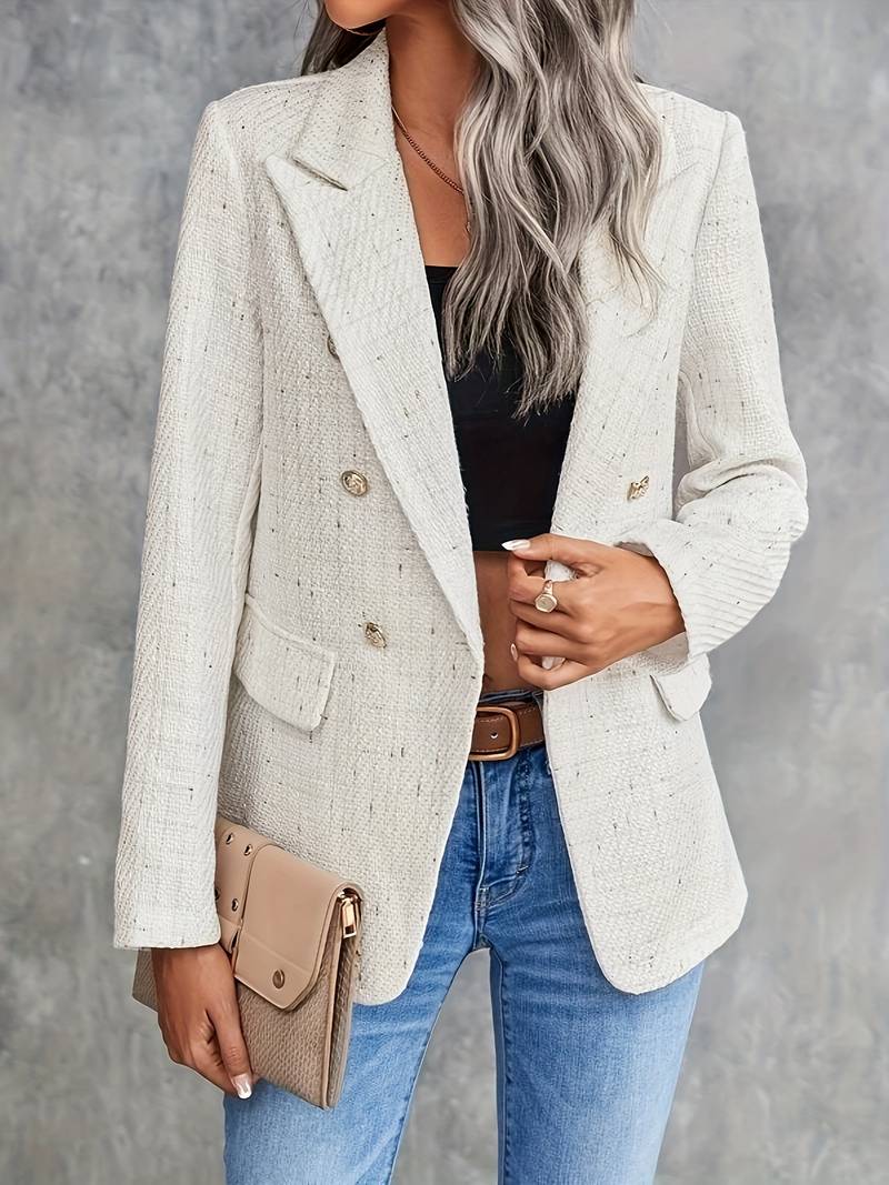 Abigail – long sleeve blazer with lapel collar