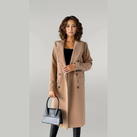 Lydia - Long Wool-Blend Coat