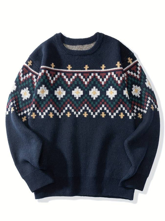 Jumper with cute pattern for men