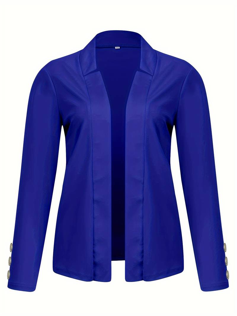 Emma – casual long sleeve button blazer