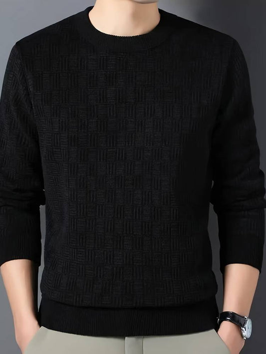 Trendy long-sleeved jumper for men