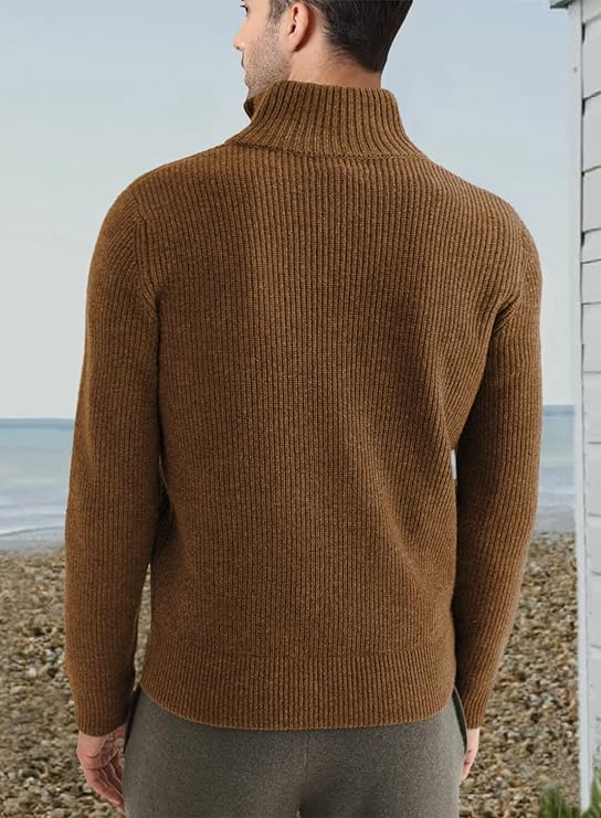 Stylish men's zip jumper