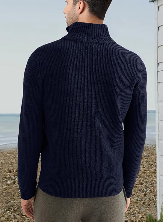 Stylish men's zip jumper