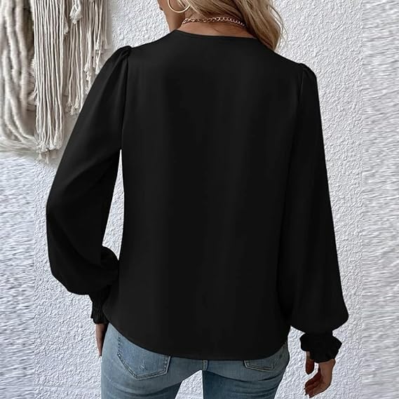 Fidas | Cross Pleated Blouse