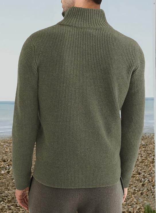 Stylish men's zip jumper