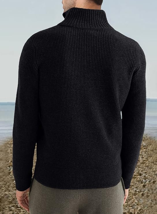 Stylish men's zip jumper