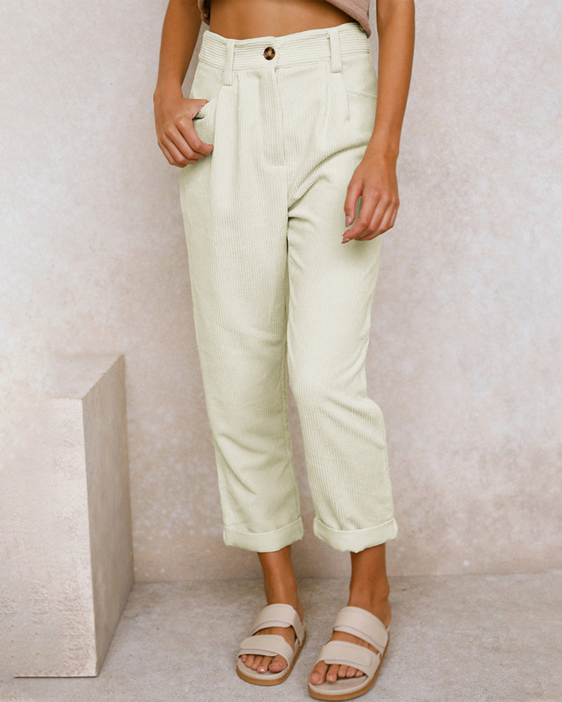 Aletta - Corduroy Pants for Women