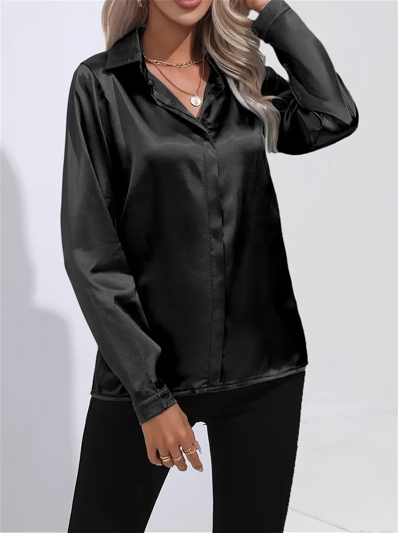 Olivia – casual long-sleeved shirt for spring