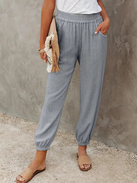 Livia - High Waist Long Pants