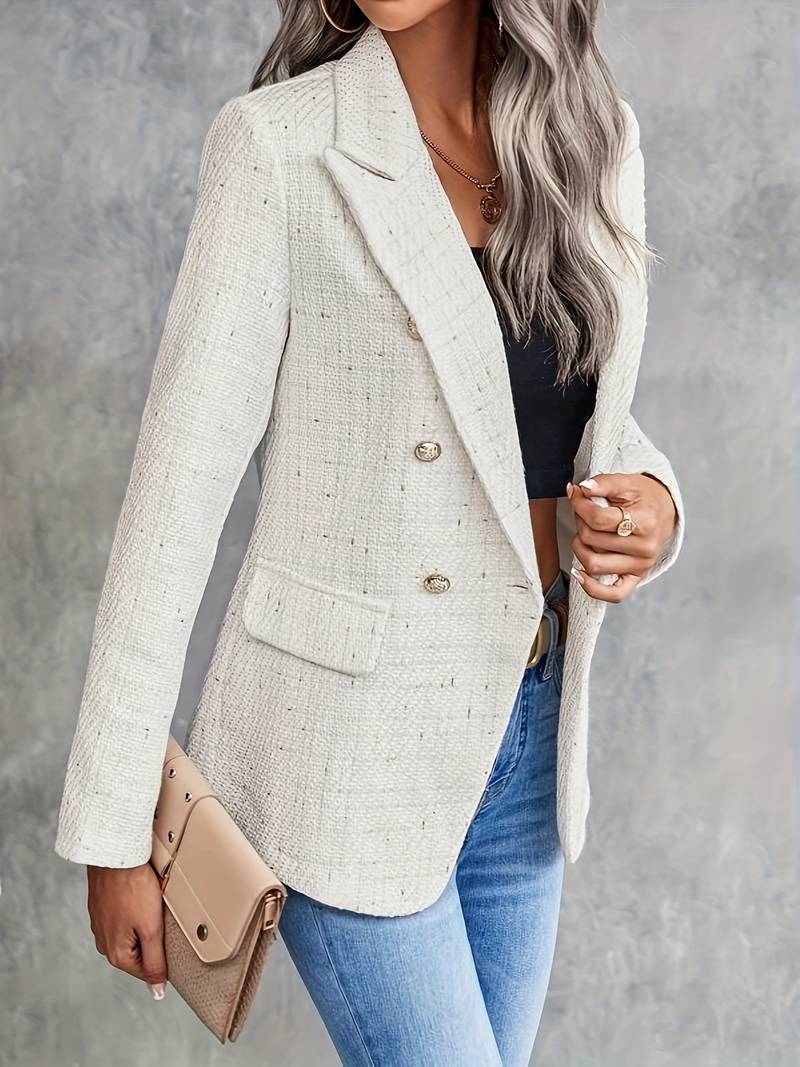 Abigail – long sleeve blazer with lapel collar