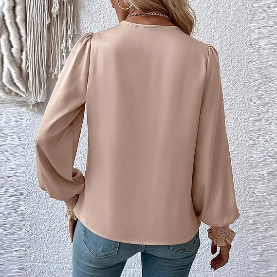 Fidas | Cross Pleated Blouse