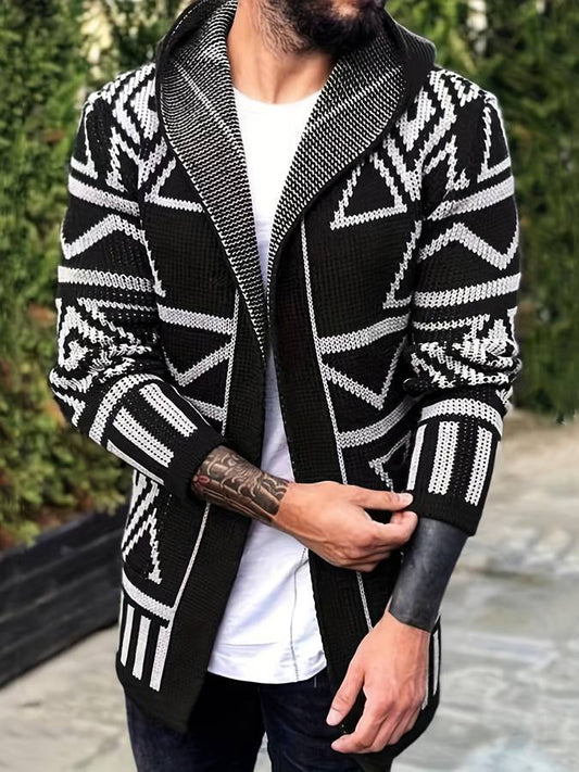 Retro style cardigan for men