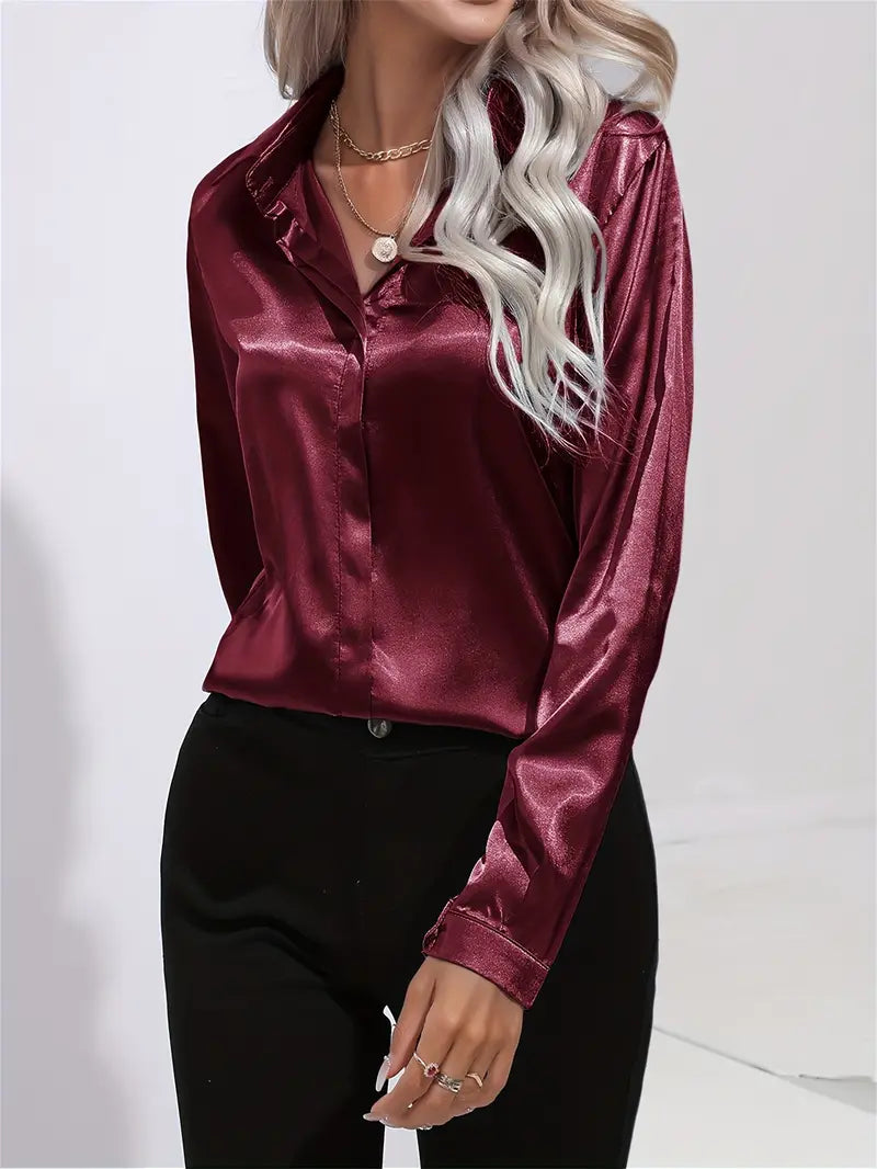 Olivia – casual long-sleeved shirt for spring