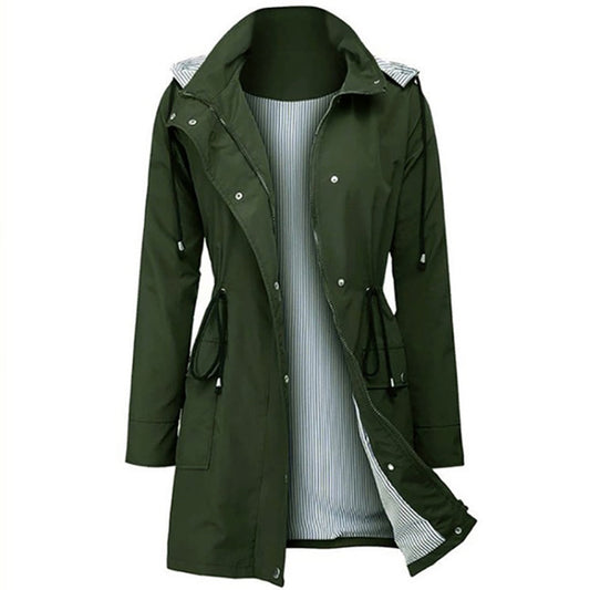 Stylish women's waterproof jacket