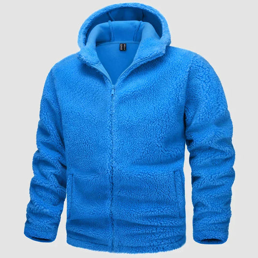 Men's fleece winter hoodie