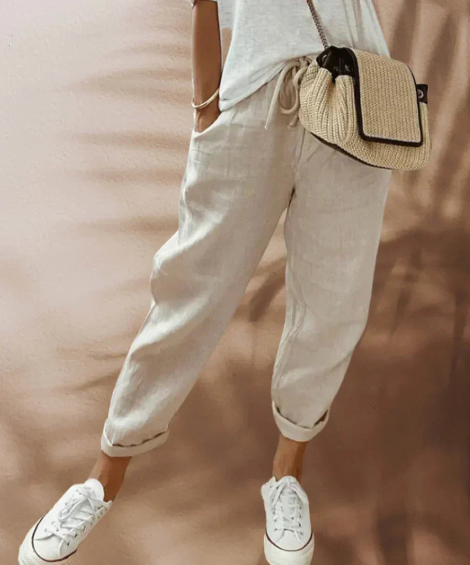 Belezza - casual and stylish linen trousers