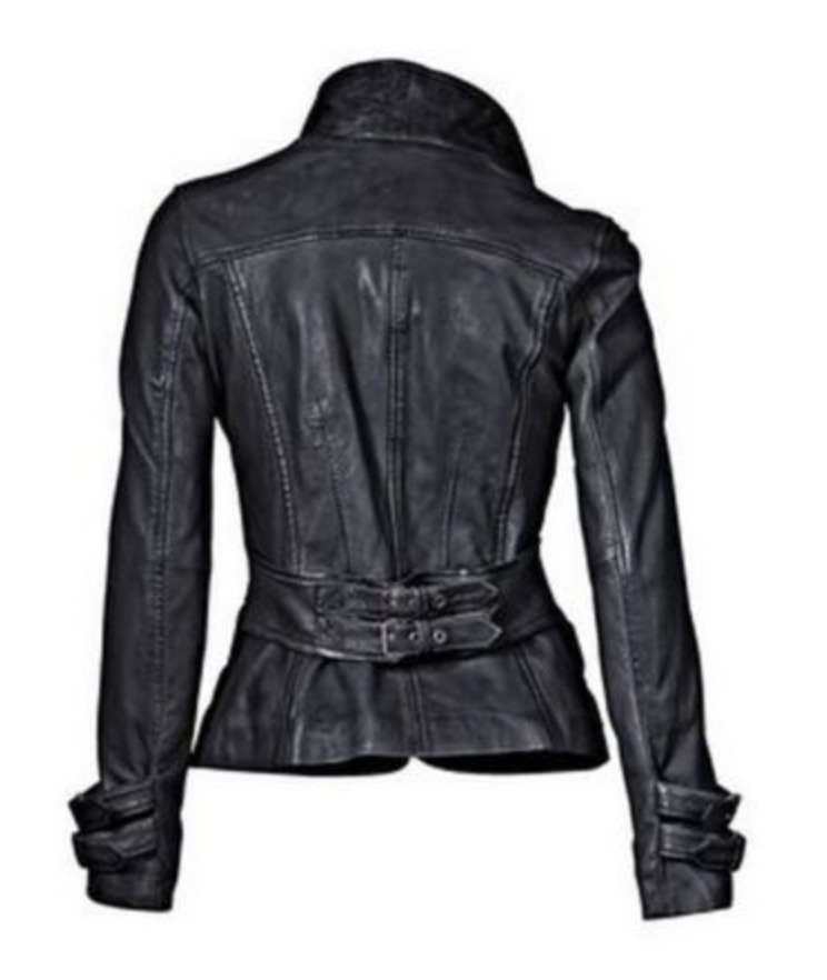 Glorias - elegant premium leather jacket for women