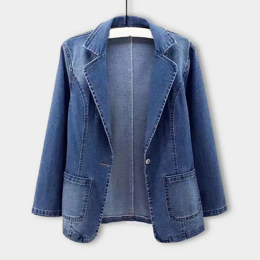 Women's Fashionable Denim Blazer